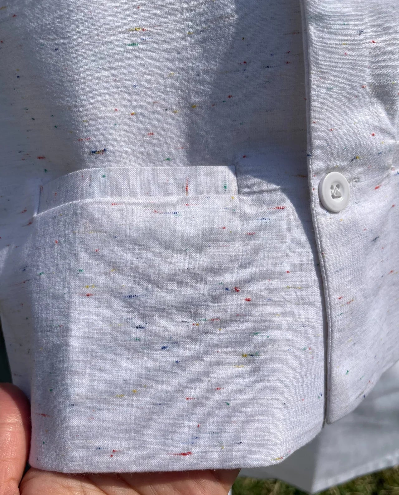 WHITE KURTA, WHITE TROUSER WITH MULTI TEXTURED WAISTCOAT (3 PC)