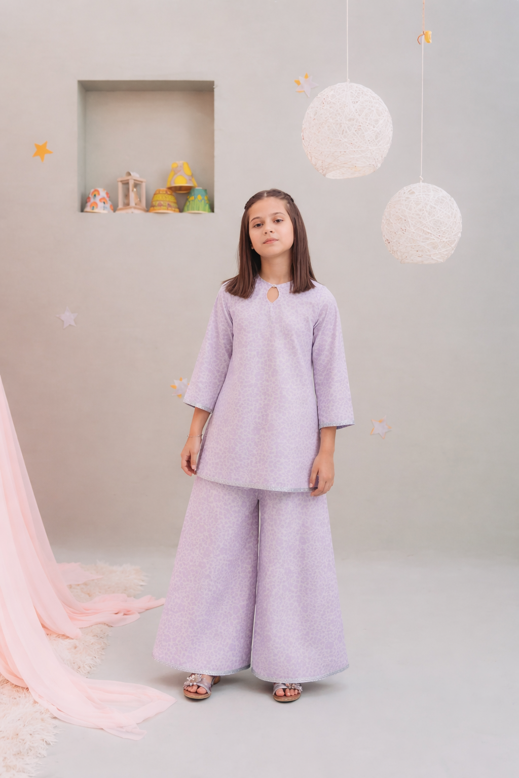 Lilac Shirt Farara Set
