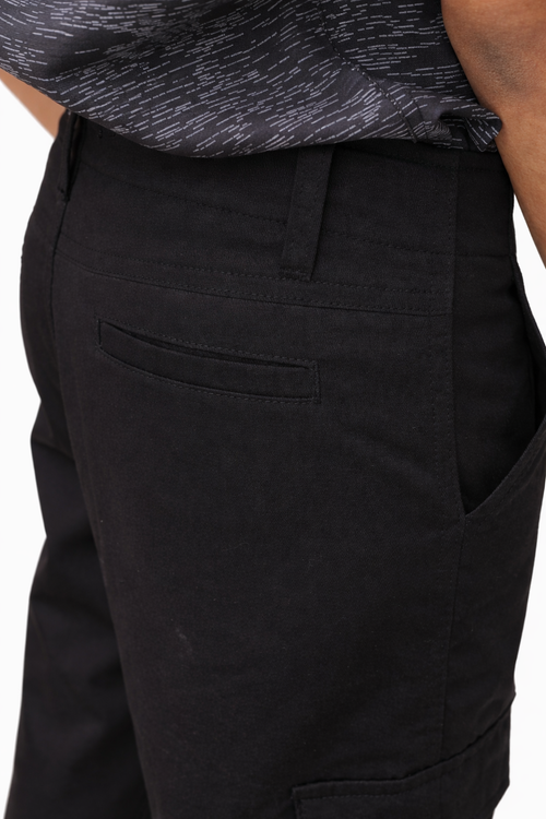 Black Cargo Pants Boy's & Girl's