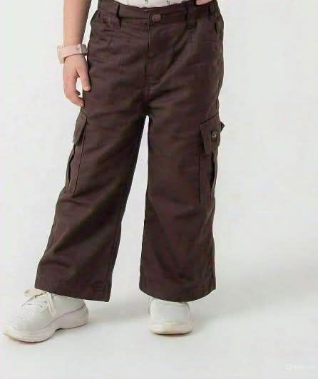 Dark Brown Cargo Pants Boy's & Girl's