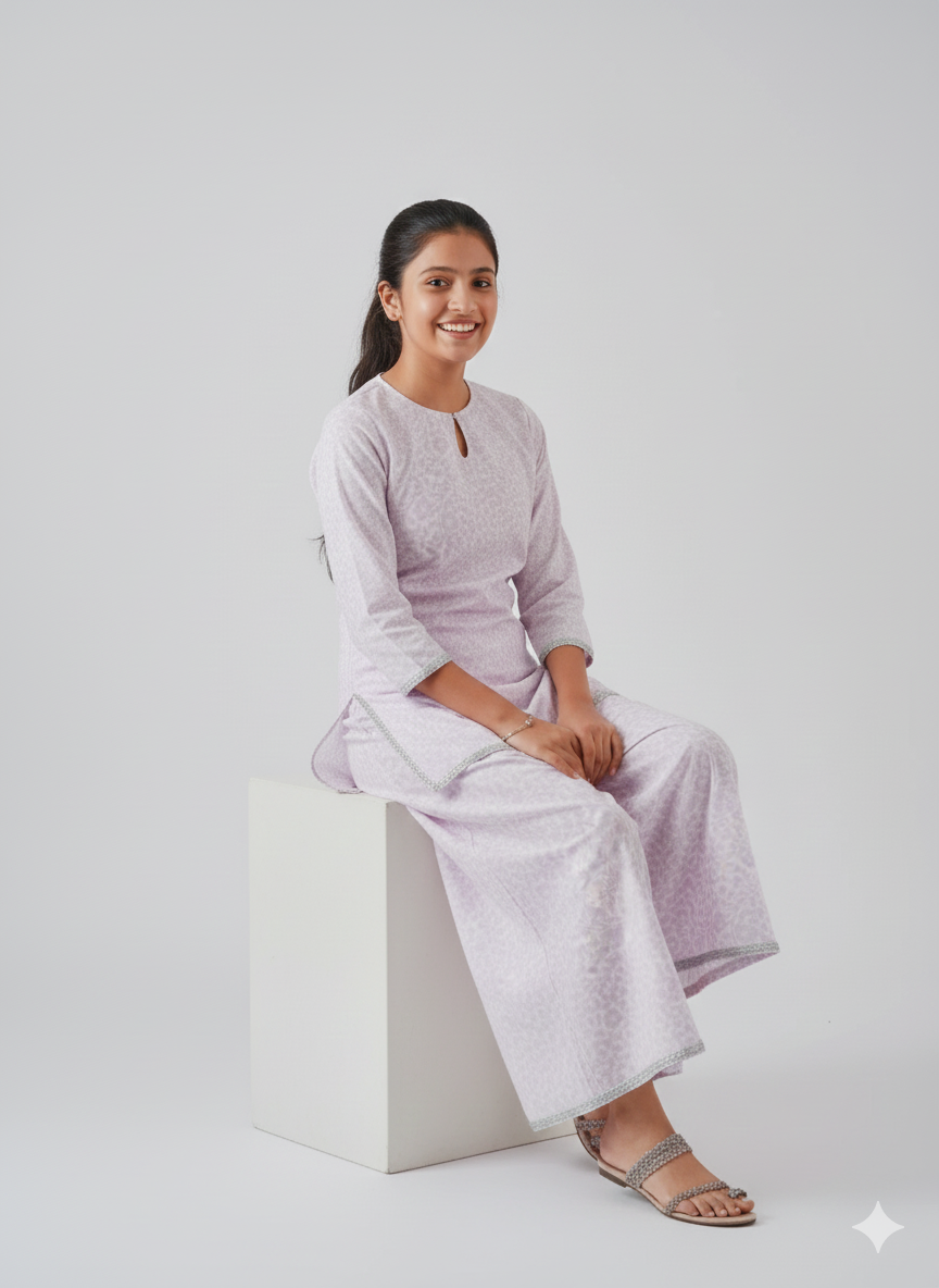 Lilac Shirt Farara Set