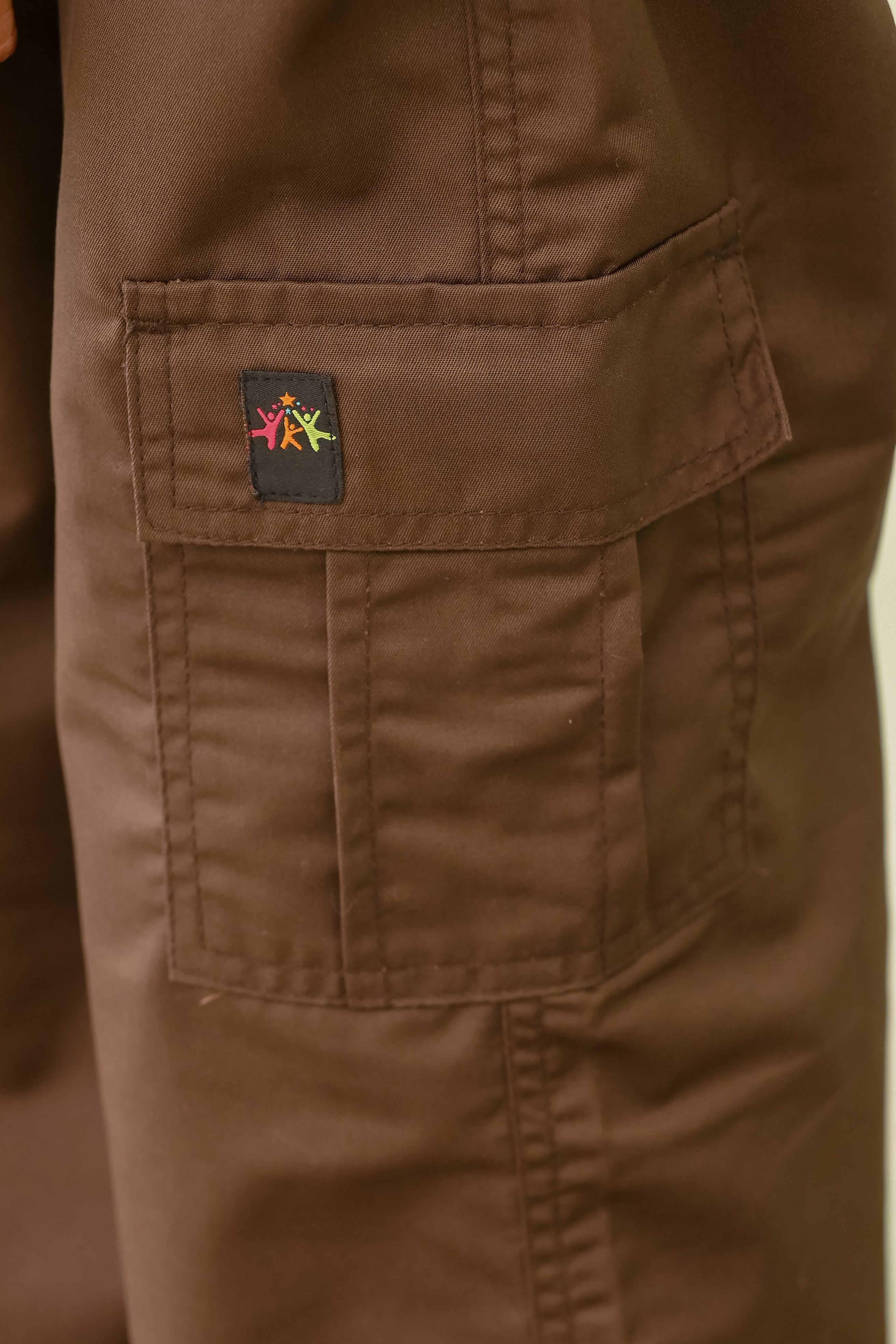Dark Brown Cargo Pants Boy's & Girl's