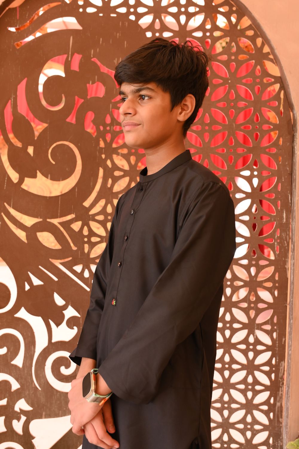 Black Kurta Trouser Set