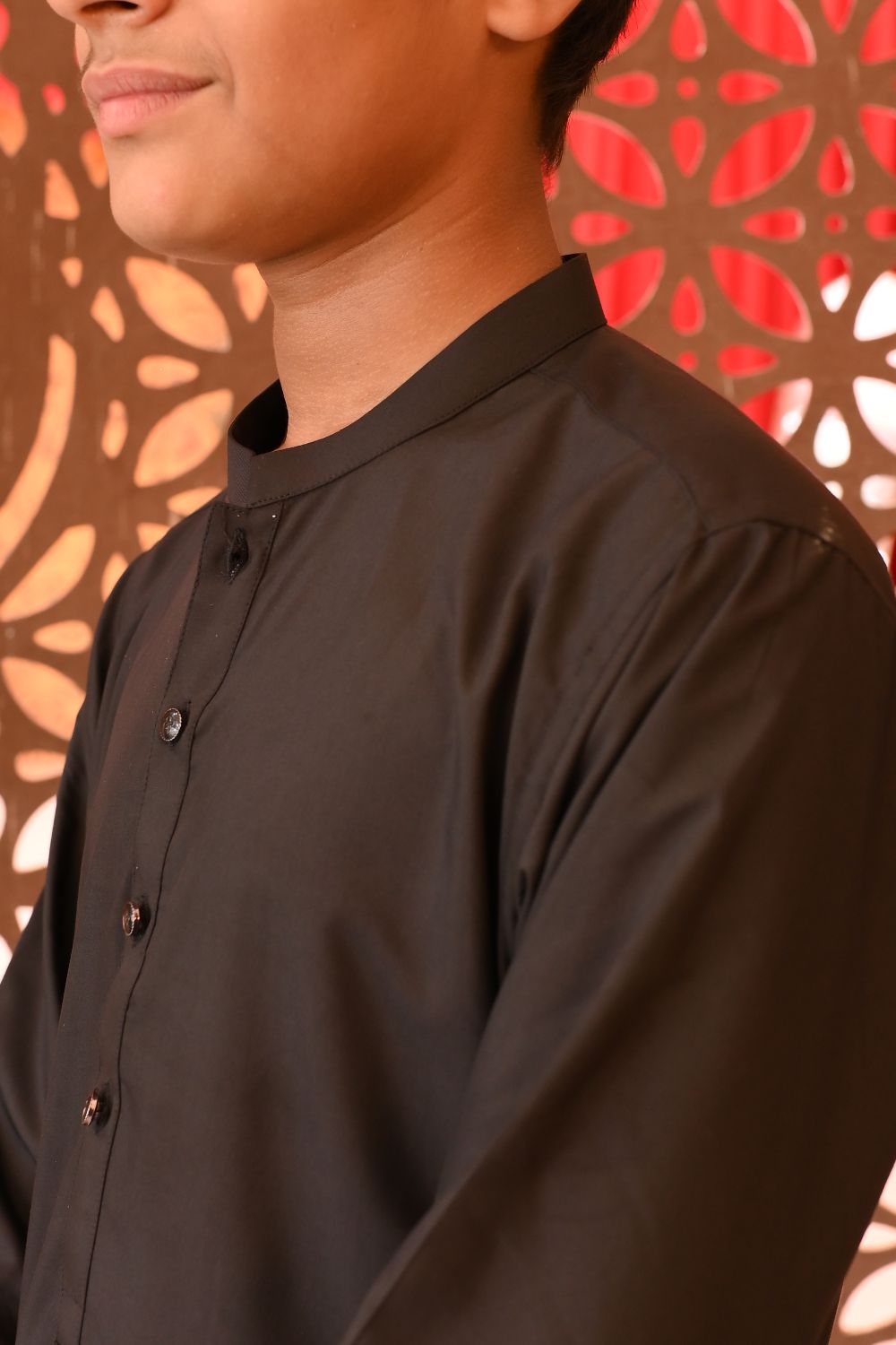 Black Kurta Trouser Set