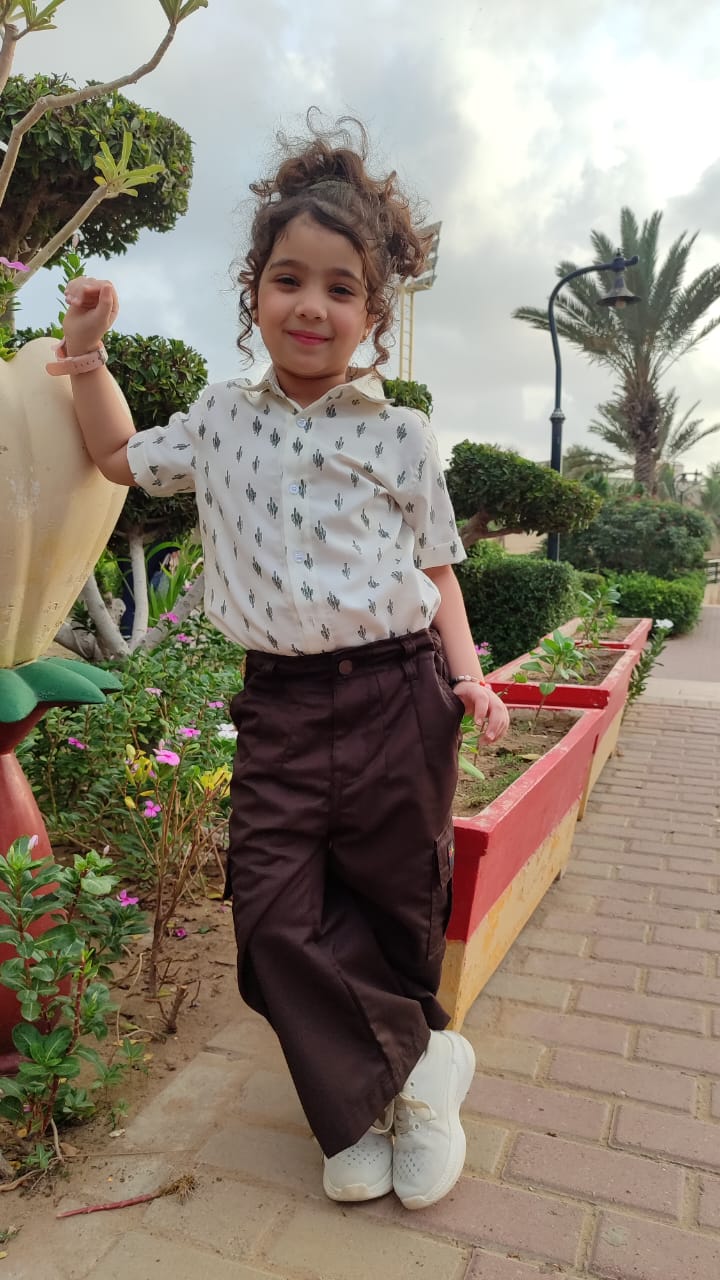 Dark Brown Cargo Pants Boy's & Girl's