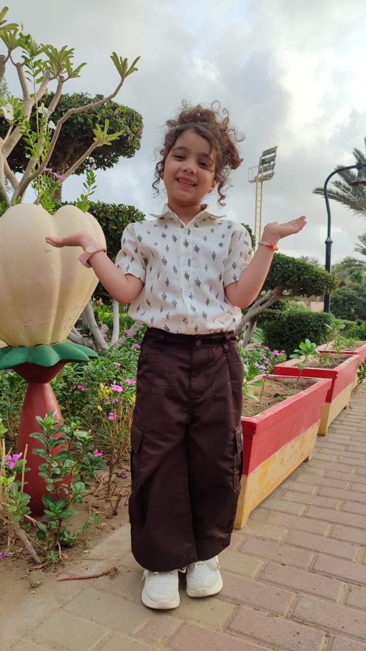 Dark Brown Cargo Pants Boy's & Girl's