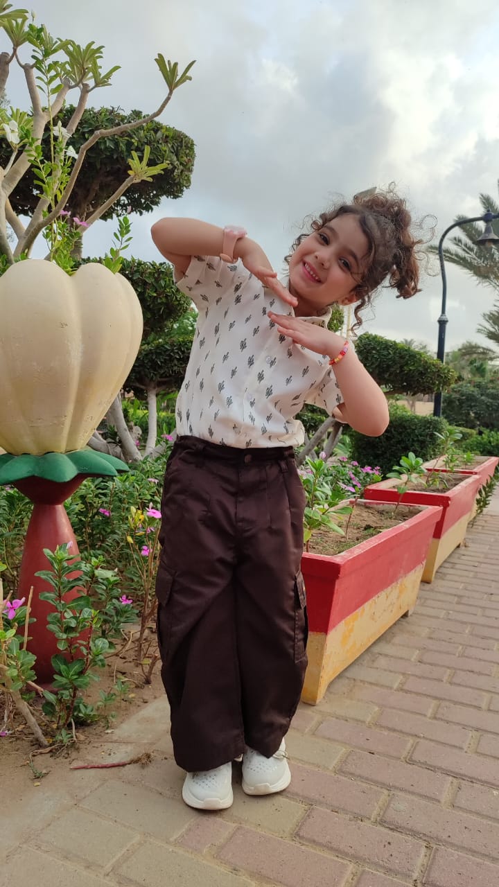 Dark Brown Cargo Pants Boy's & Girl's