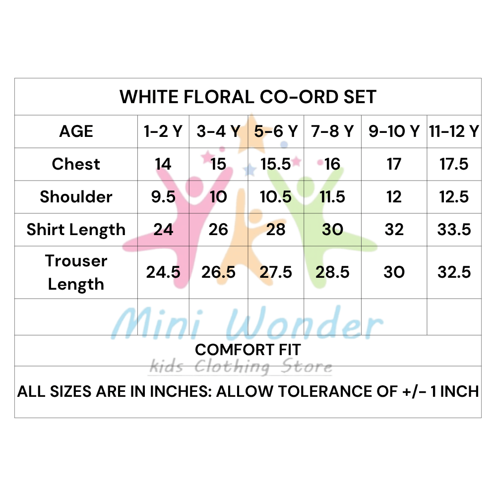 White Floral Printed Co-ord Set
